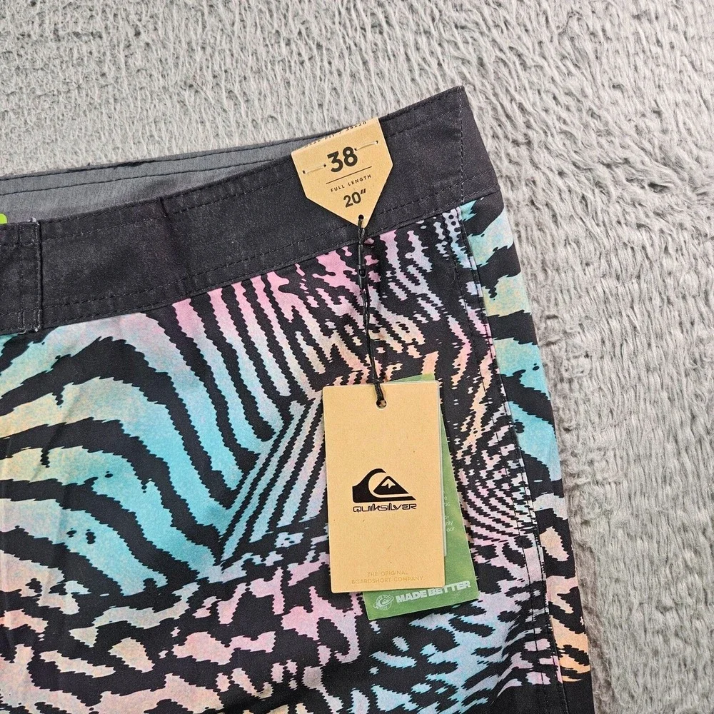 NWT Quiksilver Board Shorts Swim Trunks Men 38 No Liner 20